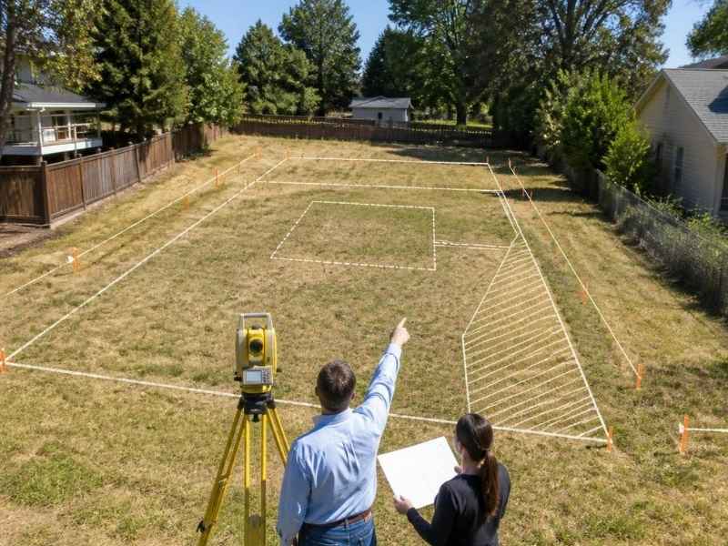 lot survey showing buildable area and property layout in san antonio texas
